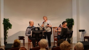 03.03.2026г В пансионат «Никольский парк» приехали, с концертной программой «Его величество баян», два баяниста: Наталья Завидова и Дмитрий Абесадзе.